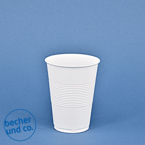 2 dl Trinkbecher, weiss, PS