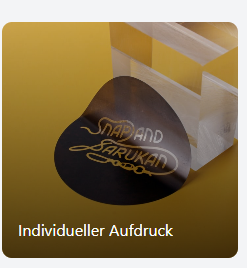 Individueller Aufdruck